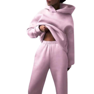 Dibujo elástico nuevo diseño de moda al por mayor mujeres Jogging chándal conjunto de alta calidad mujeres transpirable chándal ropa Casual - Product Image 2