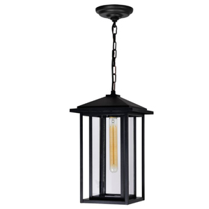 High Quality <b>Black</b> Iron Adjustable Hanging Lantern with Easy Installation Economical Dining Room Ceiling Fixture - Product Image 4