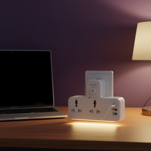For LDNIO SC2311 20W PD QC 3.0 <b>Fast</b> <b>Charging</b> Socket with Night Light Multifunction Chargers US <b>Plug</b> - Product Image 3