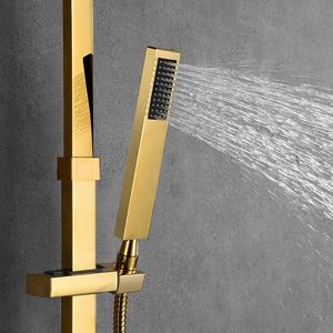 HIMARK Baño PVD Oro Latón Ducha Grifo Conjunto Mezclador <span class=keywords><strong>griferia</strong></span> - Product Image 3