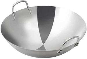 Utensilio de cocina Wok Kadai de hierro de 1 litro tradicional indio hecho a mano de calidad superior para cocinar y calentar alimentos - Product Image 5