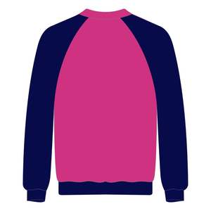 Delta Psi Rho Sorority Raglan Sleeve Crewneck Sweatshirt <b>Pink</b> Cotton Poly Founding Year 2020 Jumper Greek Life Casual Apparel - Product Image 3