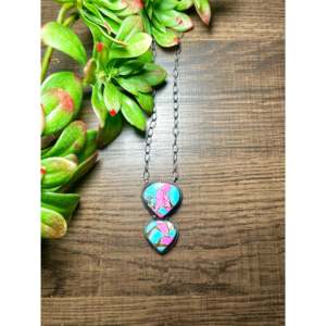 Collier en argent sterling et bonbons en coton en forme de cœur Tia Long pour les occasions spéciales - Product Image 1
