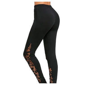Nouveau Style femmes Leggings décontractés 100% coton Anti-bactérien respirant été Gym Sport Fitness taille élastique Yoga Leggings - Product Image 4