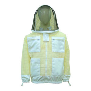 Conception professionnelle 3 couches Ultra maille et coton ventilé apiculture protection unisexe Premium Plus apiculture veste ventilée - Product Image 3