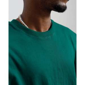 Camiseta Esencial con Detalle de Costura Cuadrada, 100% Algodón, Tejido Grueso y Transpirable de 220gsm-300gsm, Estilo Urbano, Impresión por Serigrafía - Product Image 5