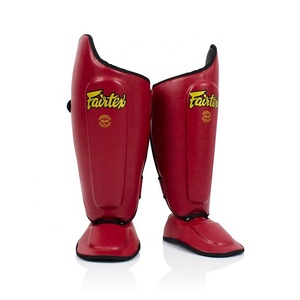 Protège-tibias de boxe Fairtex Premium, équipement d'entraînement de kick-boxing, équipement de protection corporelle, protège-tibias de Muay Thai, protège-tibias de boxe - Product Image 1