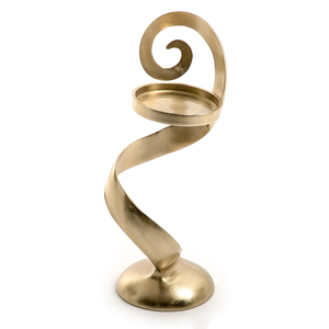 Portavelas de decoración del hogar de nuevo diseño, portavelas de Metal chapado en oro de la mejor calidad - Product Image 6