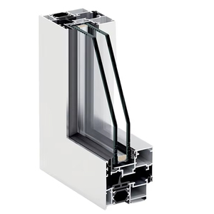 Profil en alliage d'aluminium série 6000 pour systèmes à rupture de pont thermique dans les fenêtres et les portes - Product Image 1