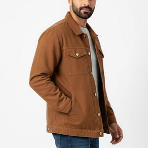 Vestes en toile pour hommes, manches longues, respirantes, en coton, décontractées, nouvellement arrivées, meilleures coutures, vestes pour hommes, veste pour homme - Product Image 4