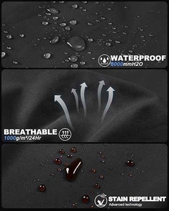 เสื้อแจ็คเก็ตกันลมสำหรับผู้ชายอินเทรนด์กลางแจ้งลายพรางยุทธวิธีกันน้ำมีฮู้ดบอมเบอร์กันลมขาตั้งออกแบบได้ตามต้องการสำหรับเดินป่าตั้งแคมป์ - Product Image 6