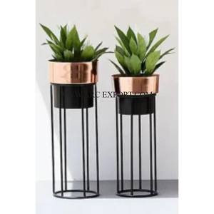 Lot de 2 jardinières et pots de décoration florale pour mariages et événements pour maisons et hôtels Jardinières et pots de fleurs pour salon pour les ventes - Product Image 4