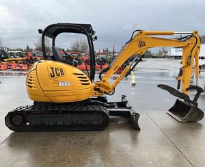 Retroexcavadora JCB 804 Usada/Nueva 2008 con Cuchilla Recta, Pulgar Hidráulico, Sistema Wain Roy Connect, Dos Cucharones, 45HP - Product Image 2