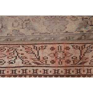 พรมวินเทจ ขนาด 1.3x3.2 ฟุต (41x99 ซม.) สีน้ำตาล ลายต้นไม้และพืช พรมตุรกี - Product Image 5