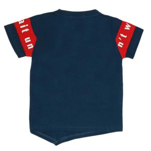 T-shirt à manches courtes pour garçons - Bleu acier - Product Image 2
