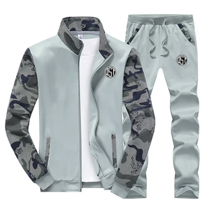 ชุดกีฬาผู้ชายใหม่ปี 2025 ชุดวอร์มคุณภาพดี เสื้อและกางเกงวิ่งระบายอากาศได้ดี เหมาะสำหรับฤดูใบไม้ร่วงและฤดูใบไม้ผลิ - Product Image 5