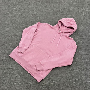 Alta calidad 100% algodón polar 580 gramos suéter de gran tamaño para hombre Sudadera con capucha bordada hombro caído peso pesado cálido invierno - Product Image 2