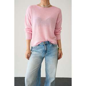 Pull en tricot rose - Product Image 2