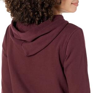 Sudaderas con capucha de manga larga de algodón personalizadas de alta calidad para mujer, ropa transpirable de talla grande con cremallera para Invierno para mujer, venta al por mayor - Product Image 4