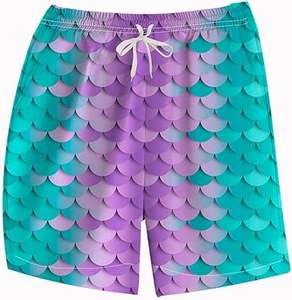 กางเกงขาสั้นเล่นเซิร์ฟสำหรับผู้ชายกางเกงขาสั้นผ้ายืดพิมพ์ลาย4ทางสีพื้น - Product Image 6