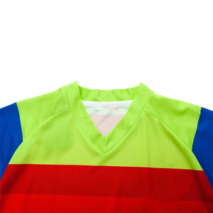 Nueva camiseta de carreras personalizada 100% poliéster manga corta hecha en Pakistán servicio OEM para equipo de carreras de Motocross - Product Image 4