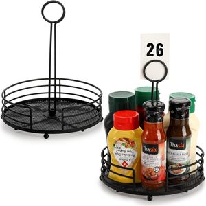 Organizador Caddy de Metal más vendido para utensilios de cocina, cubiertos, tipo de suelo multifuncional, almacenamiento de alta calidad para comedor en casa - Product Image 1