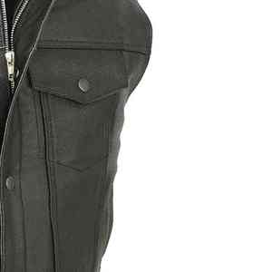 Meilleur Design Dernière Vente Chaude Prix de Gros Top Qualité Chaud Respirant Imperméable Sans Manches 100% Hommes Gilet En Cuir Véritable - Product Image 6