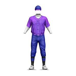 Uniforme de Béisbol Deportivo al por Mayor, Uniforme de Béisbol de Manga Corta 2025, Nuevo Estilo, Servicio Personalizado - Product Image 1