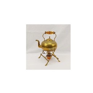 Théière Verseuse indienne en bronze/laiton