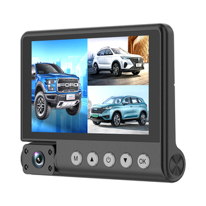 HD 3 Lens Car Black Box con pantalla táctil de 4 pulgadas WIFI Front Rear In Car Dash Cam Cámara de coche - Product Image 2