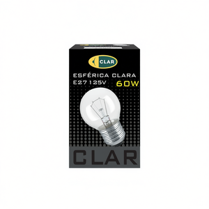 Ampoules incandescentes sphériques E27 CL 60W 125V - Product Image 2