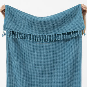 Stonewash Waffle Peshtemal Toalla 36x65 pulgadas 90x170cm-Toalla ultrasuave lavada a la piedra, pedido mínimo bajo hecho en Turquía - Product Image 4