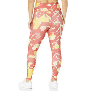 Pantalones deportivos sin costuras de alta calidad para mujer, pantalones deportivos de cintura alta para gimnasio, Push Up, compresión de Yoga, mallas estampadas de talla grande - Product Image 6