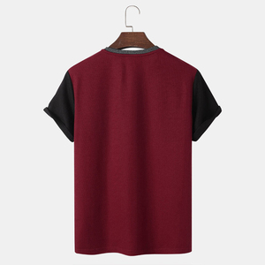 เสื้อยืดโอเวอร์ไซส์ผู้ชาย ผ้าฝ้าย ทรงหลวม แขนสั้น คอกลม เนื้อผ้านุ่ม ระบายอากาศดี สไตล์ลำลอง สตรีทแวร์ เสื้อยืดหนาน้ำหนักมากสำหรับผู้ชาย - Product Image 2
