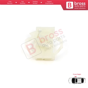 Clips de réparation de lève-vitre BWR34 R1 avant droit pour Polo Classic 6V Caddy MK2 Cordoba MK1 Ibiza MK2 Inca Octavia MK1 1U 6K483 - Product Image 2