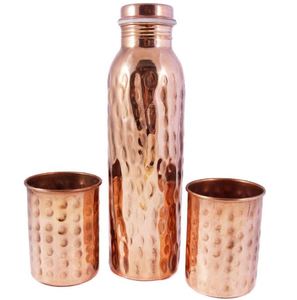Juego de Botella y Taza de Cobre para Accesorios del Hogar, Juego de Botella y Taza de Cobre con Diseño Elegante al Mejor Precio por Proveedor - Product Image 1