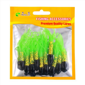 Crappie Iscas Jig Heads Pvc Tubo Isca 7CM Crappie Panfish Isca Plástica <span class=keywords><strong>Worms</strong></span> macios para a truta Água salgada Rios De Pesca De Água Doce - Product Image 6