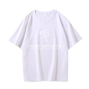 Venta al por mayor de camisetas de algodón liso Unisex Camisetas cuello redondo y camisetas de hombre en blanco fabricantes de camisetas personalizadas para hombres - Product Image 2