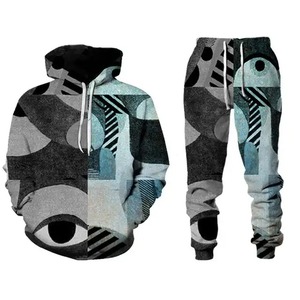 Sudadera con capucha para hombre de algodón 100% de peso pesado personalizada OEM con cremallera completa para estampado de abullonado con logotipo en 3D, chándal de talla grande para hombre para Digita de invierno - Product Image 5