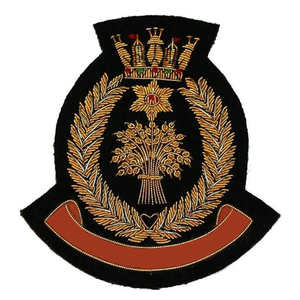 Top Fashion en gros fabriqué en usine meilleur prix personnalisé maçonnique broderie à la main insignes patchs - Product Image 5