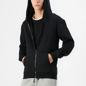 Sweat à capuche à fermeture éclair pour hommes, teinture unie et séchage rapide, sweat à capuche à fermeture éclair pour hommes à prix abordable - Product Image 3