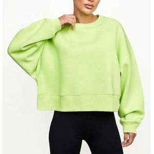 Sudadera de invierno para mujer La mayoría de las ventas de algodón en blanco Jersey de talla grande Sudadera ecológica de alta calidad personalizada de gran tamaño - Product Image 2