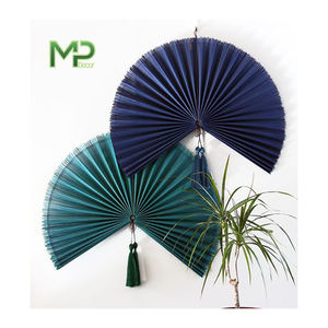 Abanicos de bambú plegados a mano de color personalizado decoración del hogar de estilo brillante y natural - Product Image 6