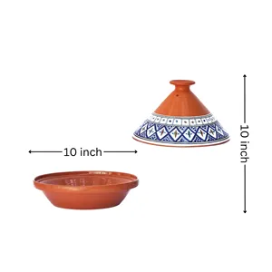 Handgemachte marok kanis che Tajine Original aus Marokko für unglasiertes Design <span class=keywords><strong>Tagine</strong></span> Natural Clay Pot zum Kochen