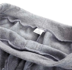 Pantalones altos y pesados regulares personalizados unisex, pantalones de chándal de pierna ancha, de algodón, lavado ácido, desteñido al sol, pintado, rectos, acampanados - Product Image 6