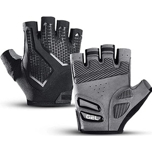 Gants de sport demi-doigts minces légers et extensibles pour les sports de plein air cyclisme entraînement de gymnastique gants à doigts courts - Product Image 1