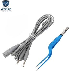 Pinzas de Coagulación Bipolares, Tipo de Inserción de Alambre Electrocoagulante, Pinzas de Electrocoagulación de Alta Temperatura y Alta Presión - Product Image 1