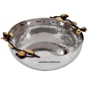 Tazón de Chocolate de Acero Forjado, Forma Redonda, Diseño Nuevo, Tazón para Dulces, Tamaño Personalizado, Elegante Tazón de Chocolate de Metal - Product Image 1