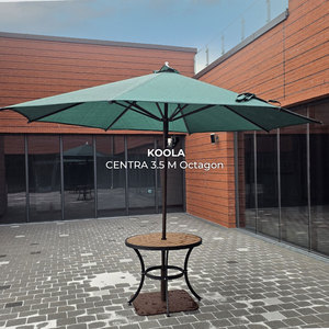 Sombrilla Comercial de Acero para Patio de 11.5 Pies |   Tela de Sombreado Resistente de 3.5M KOOLA CENTRA - Product Image 3