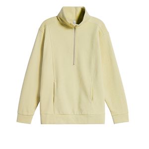 Sweat-shirt à capuche décontracté pour femme en tricot côtelé surdimensionné pour l'hiver - Product Image 4